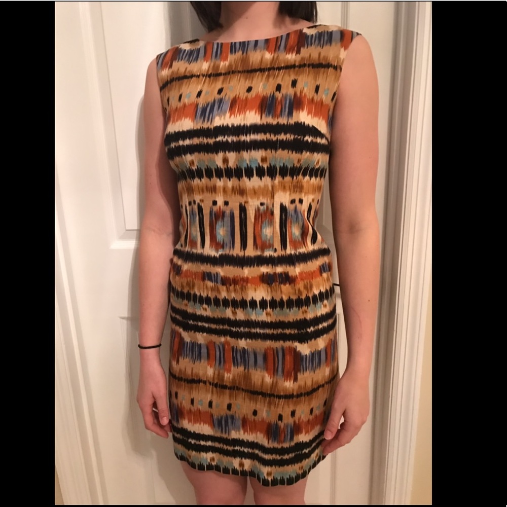 Tahari multi-colored dress